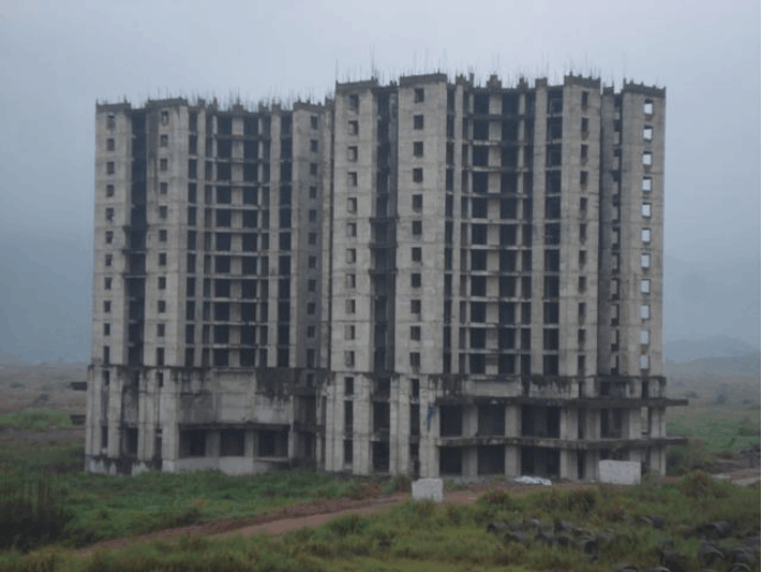 大城市的爛尾樓會比小城市的幸運許多