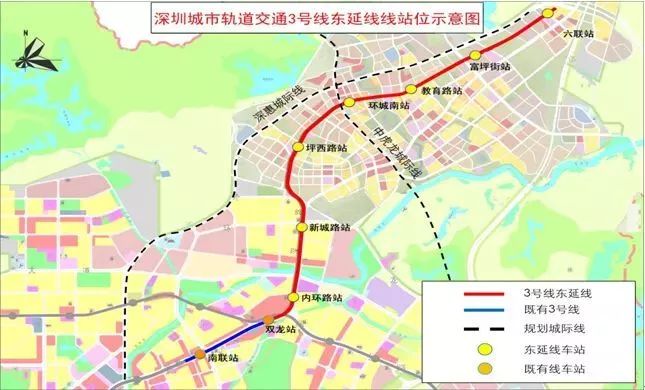 其北段為已建成的龍崗區原北通道