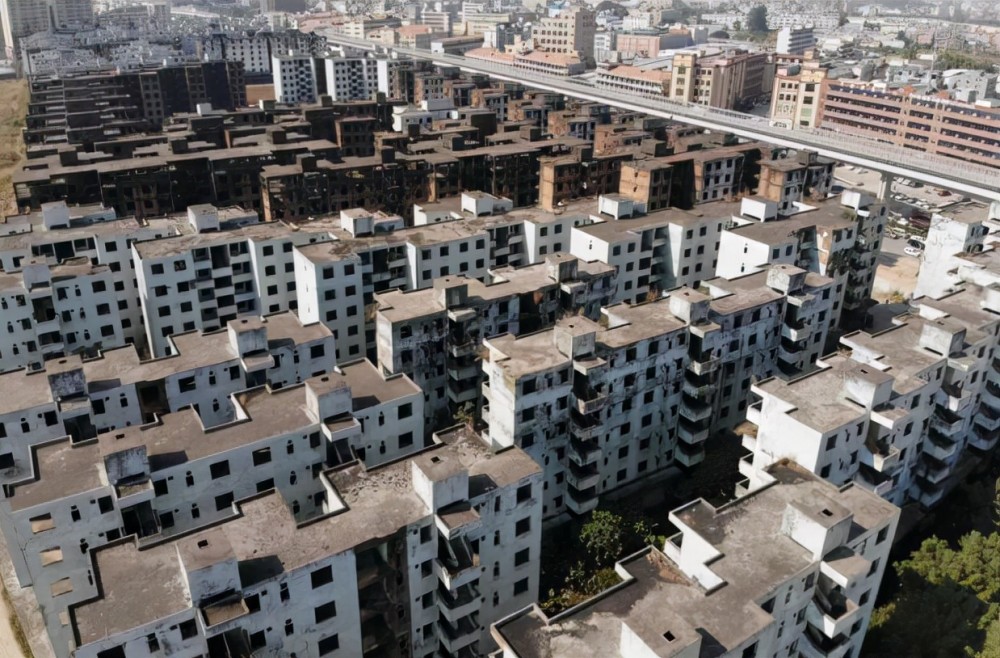 但村莊南側(cè)仍有大片居民區(qū)未拆遷和改造